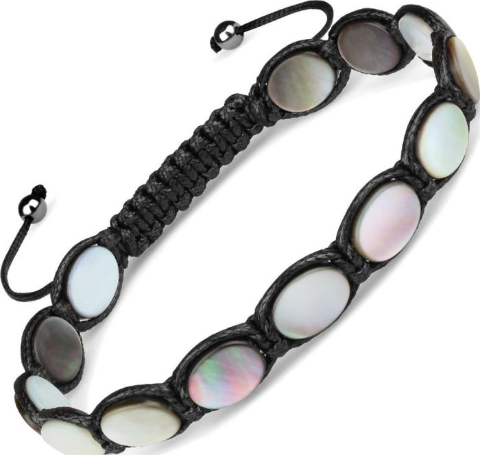Everiot Select LNS-2170 Shambhala Bracelet with mother-of-pearl