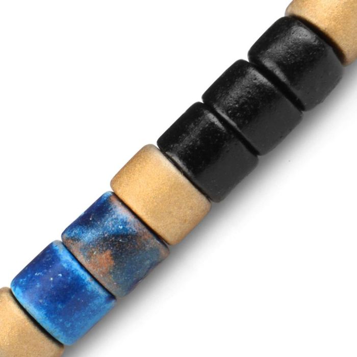 Multicolored Shambhala style bracelet Everiot Select --LNS-2009 of ceramic beads