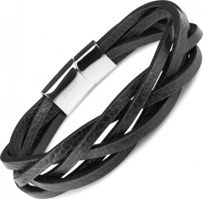 Men's Everiot BC-MJ-1578 Leather Bracelet