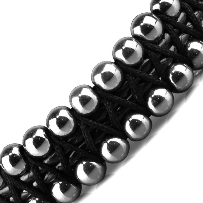 Everiot Select LNS-3116 hematite bracelet with Celtic knot