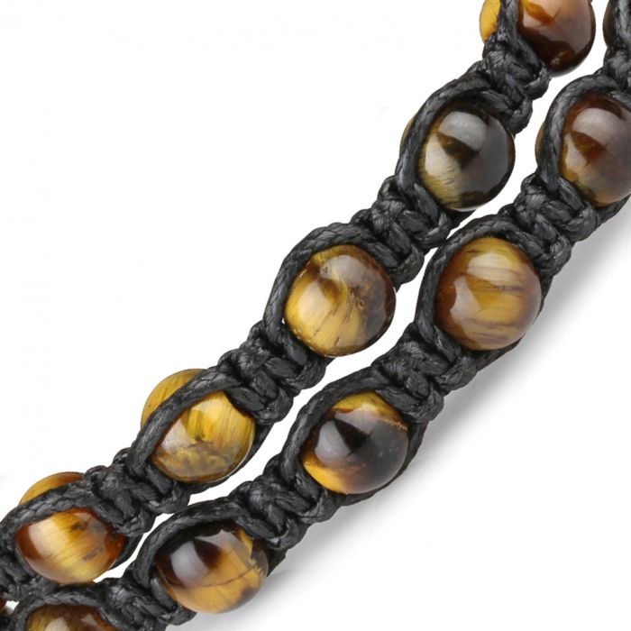 Everiot Select LNS-0105 tiger eye stone spiral bracelet