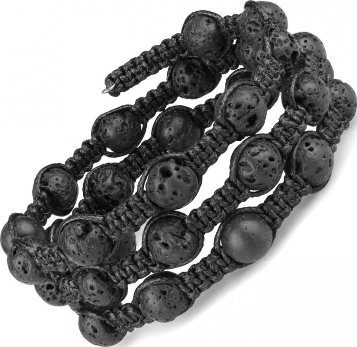 Everiot Select LNS-0108 Lava (Basalt) Spiral Bracelet