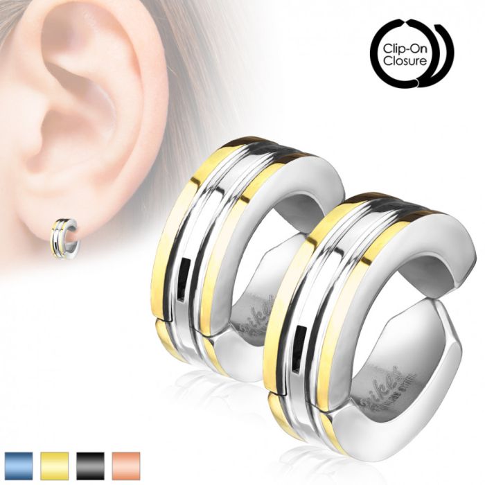 TATIC SFE-01011 Steel Clip Earrings