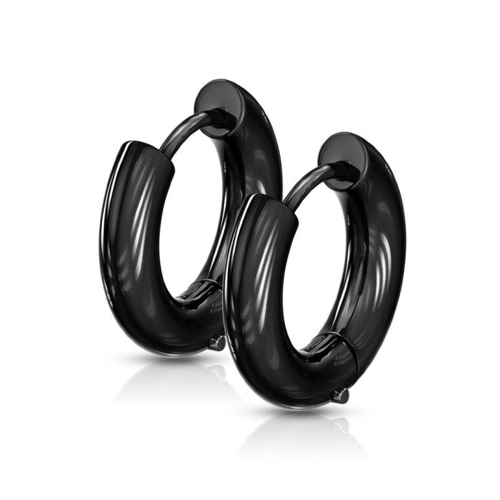 TATIC SE1007 Stainless Steel Earrings Rings (Bagels)