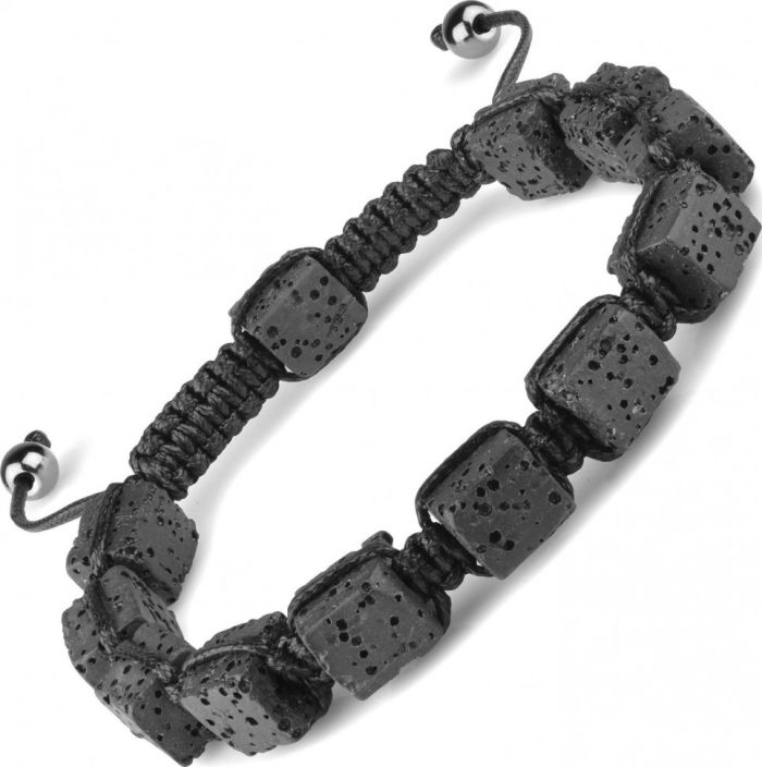 Men's Everiot Select LNS-3078 Shambhala Bracelet made of volcanic lava