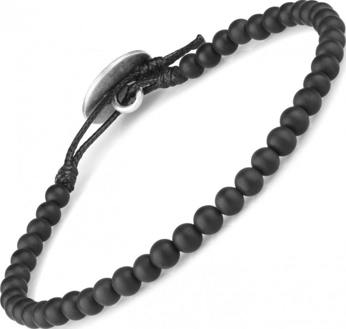 Black Everiot Select LNS-0234 Natural Agate Bracelet