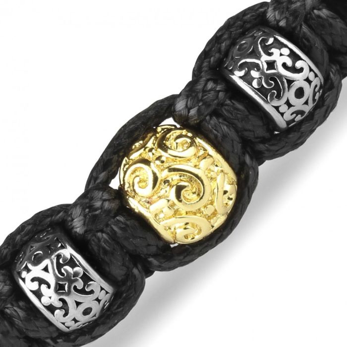 Men's Everiot Select LNS-3037 Shambhala Bracelet with Trinity Symbol