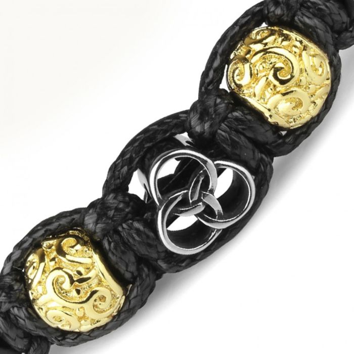 Men's Everiot Select LNS-3037 Shambhala Bracelet with Trinity Symbol