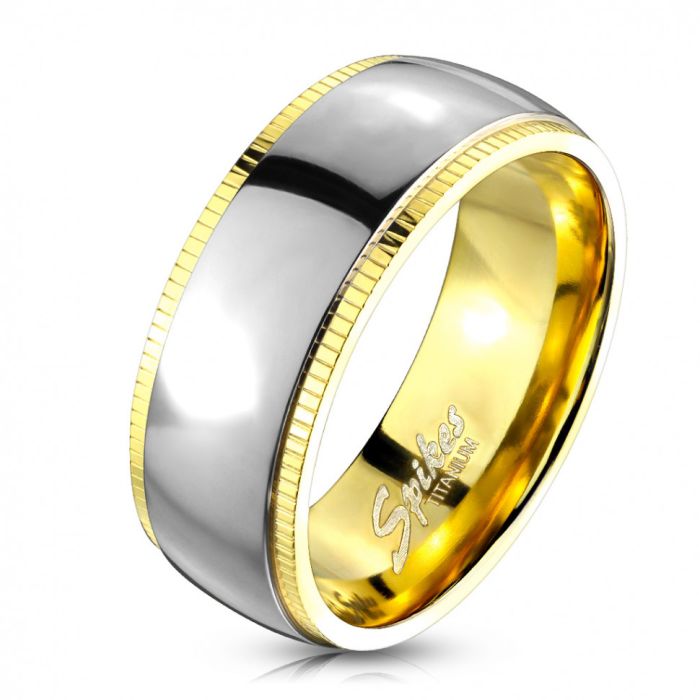 Spikes R-TM-1011 Titanium Engagement Ring