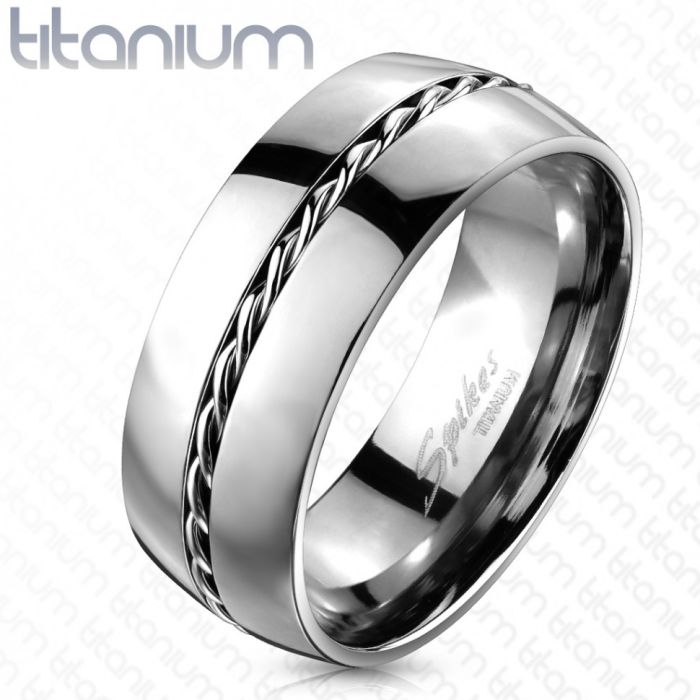 Spikes R-TM-3656 uncoated titanium ring