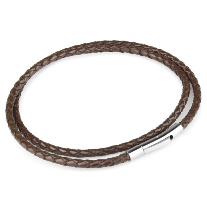 Braided leather premium Everiot Select LC-5005 with steel clasp