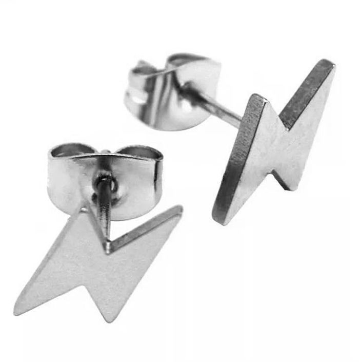 Everiot SE-ZS-2013 Zipper Earrings in steel