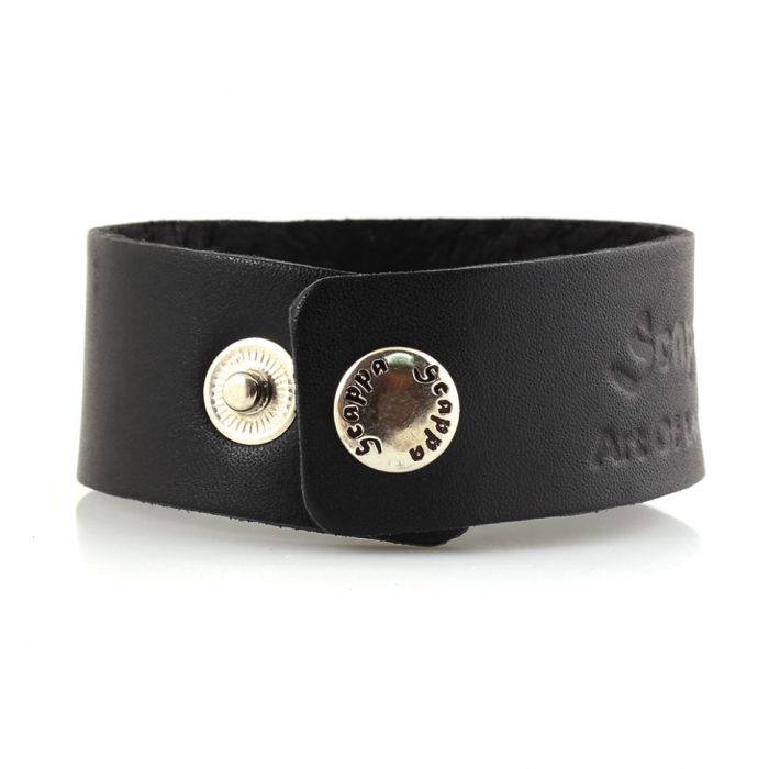Men's Scappa K-901 Leather Bracelet Black