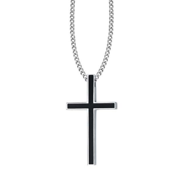 Everiot SPD-MJ-1813 Cross in black coated steel