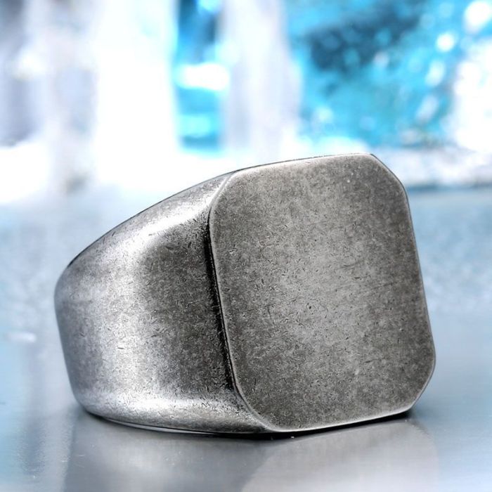 Men's TATIC SR-BR-453 Steel Seal Ring