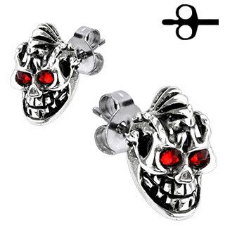 TATIC SSEM-103 skull earrings