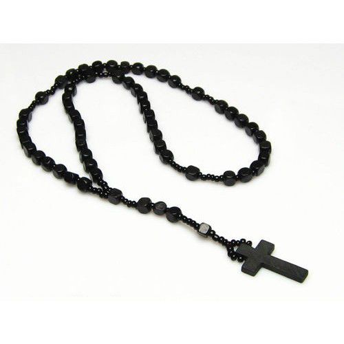Vantuatu CS-VNM14-BK Wood Rosary