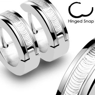 TATIC SSE-006 Steel Ring Earrings