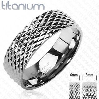 Spikes R-TI-3500 titanium couples ring
