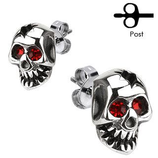 TATIC SSEM-106 skull earrings