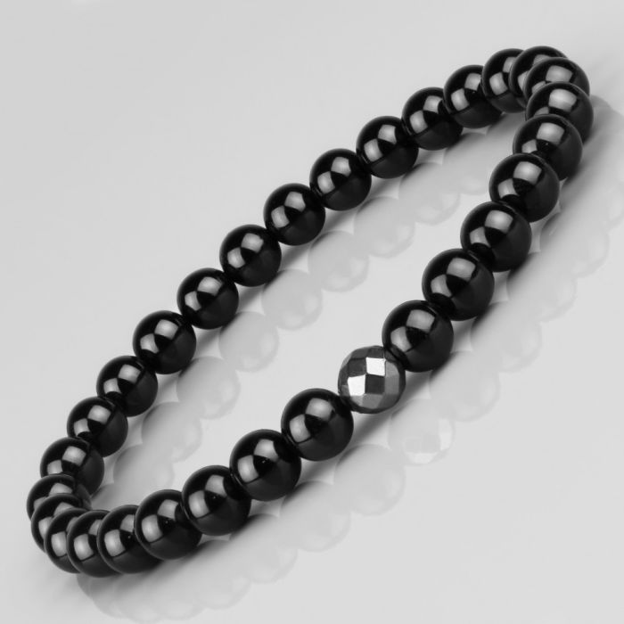 Everiot Select LNS-8036 black onyx and hematite bracelet